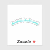 Sociaal Awkward Sticker (Vel)
