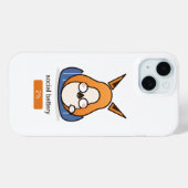Sociaal Batterij 2 Procent Grappige Introvert Vos Case-Mate iPhone Case (Achterkant (horizontaal))