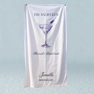 Sociaal Club Lavendel Cocktail De Bach Meidenreis Strandlaken