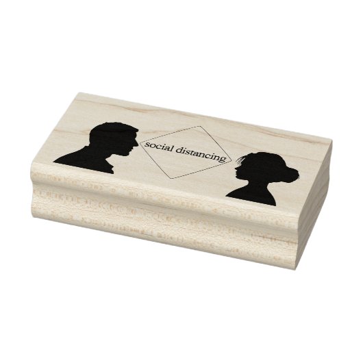 Sociaal Distantiëren Rubberstempel (Stempel)