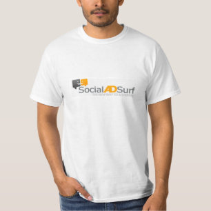 Sociaal en Surf XL T-shirt Groot Logo