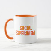 Sociaal experiment mok (Links)