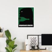 Sociaal gevaarlijke, sovjetantialcoholistische vin poster (Thuiskantoor)