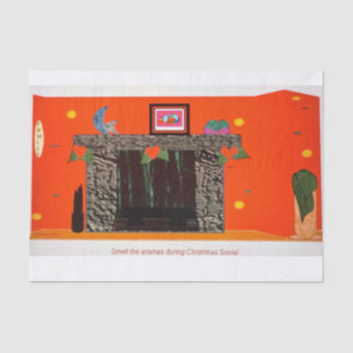 sociaal gezin tissuepapier