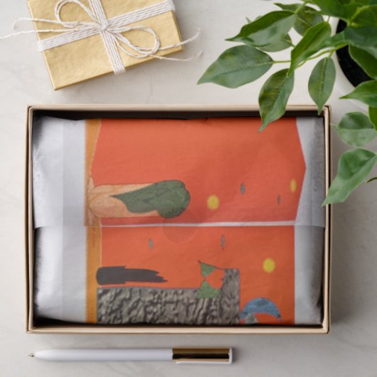 sociaal gezin tissuepapier (Geschenk)