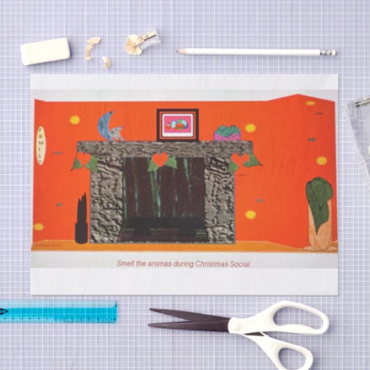 sociaal gezin tissuepapier (Craft)