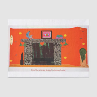 sociaal gezin tissuepapier