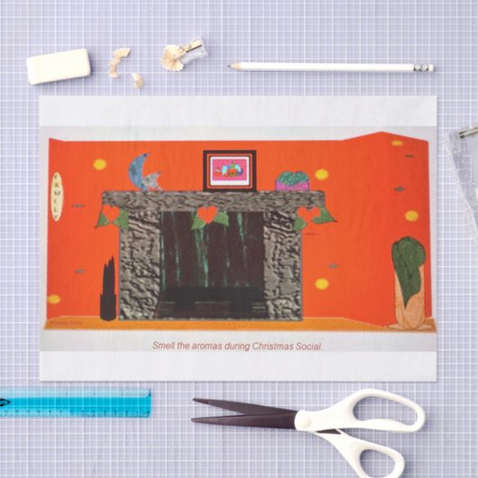 sociaal gezin tissuepapier (Craft)