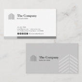 Sociaal grijs Visitekaartje voor de bouw (Voorkant / Achterkant)