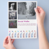 Sociaal Honden wandelt Ripp Weg Flyer (Hand)