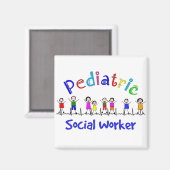 Sociaal hulpverleners in de kindergeneeskunde cade magneet (Voorkant / Achterkant)