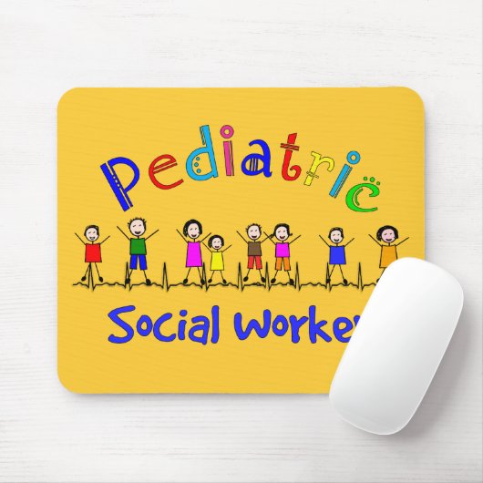 Sociaal kindercadeau voor kinderen muismat (Met muis)