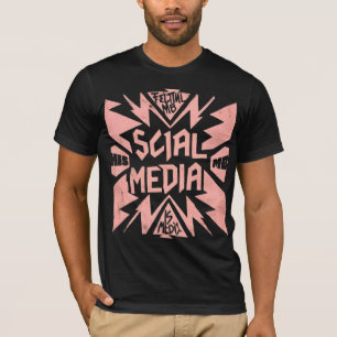 Sociaal Media Cyber Grunge Vervallen Esthetiek T-shirt