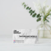  SOCIAAL MEDIA MARBLE VISITEKAARTJE (Staand voorkant)