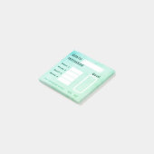 Sociaal Media Volgers Tracker Post-It® Notities Notes (Schuin)