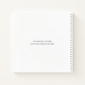 Sociaal mediagebruik notitieboek (Achterkant)