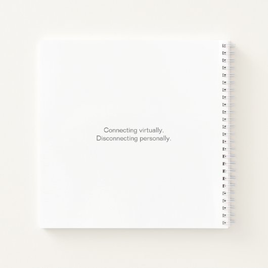 Sociaal mediagebruik notitieboek (Achterkant)