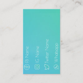 Sociaal netwerk Cool! Visitekaartje