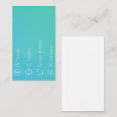 Sociaal netwerk Cool! Visitekaartje (Voorkant / Achterkant)