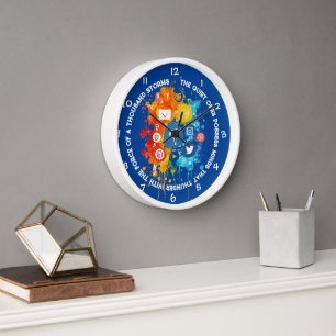 Sociaal netwerk iconen blauw I Quote stilte en gee