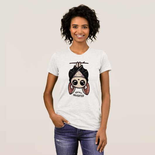 Sociaal Omgekeerd T-shirt (Voorkant volledig)