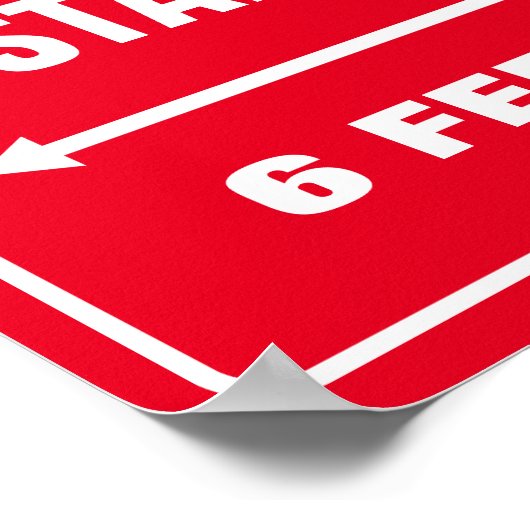 Sociaal onderscheidingsteken Aangepast virus van C Poster (Hoek)