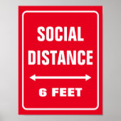 Sociaal onderscheidingsteken Aangepast virus van C Poster (Voorkant)