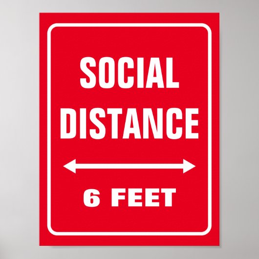 Sociaal onderscheidingsteken Aangepast virus van C Poster (Voorkant)