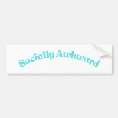 Sociaal Ongeschikt Bumpersticker (Voorkant)