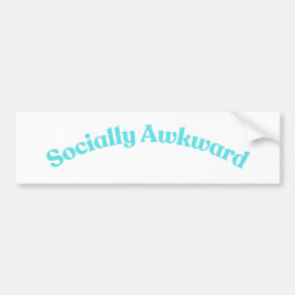 Sociaal Ongeschikt Bumpersticker