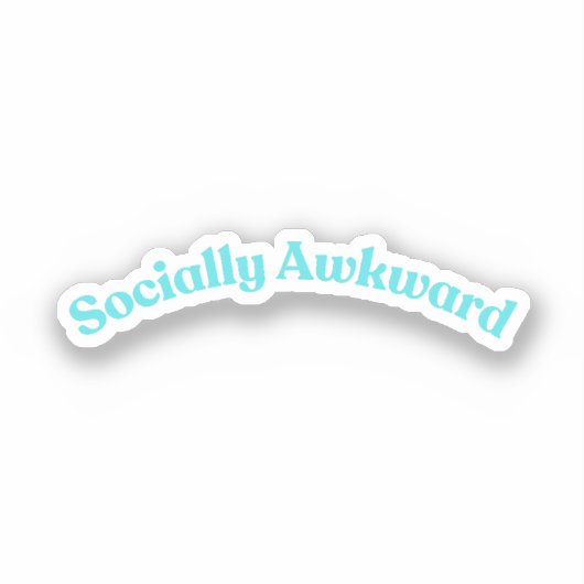 Sociaal Ongeschikt Sticker (Voorkant)