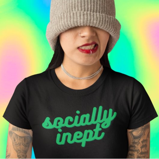 Sociaal onhandig t-shirt