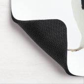 Sociaal onhandige pinguïn muismat (Hoek)