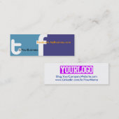 Sociaal profiel Visitekaartje tf 2.0 Achterste log (Voorkant / Achterkant)