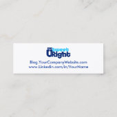 Sociaal profiel Visitekaartje tf 2.0 Bck TwUrt Upg (Achterkant)