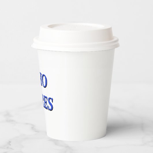 Sociaal sarcastisch ideaal nerdy design papieren bekers (Links)