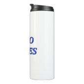 Sociaal sarcastisch ideaal nerdy design thermosbeker (Geroteerd rechts)