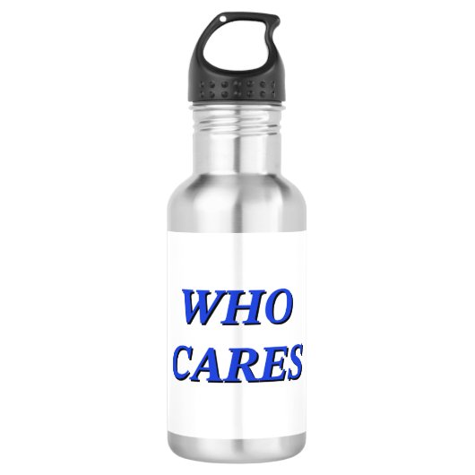 Sociaal sarcastisch ideaal nerdy design waterfles  (Voorkant)
