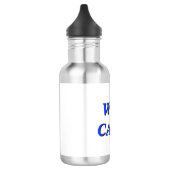 Sociaal sarcastisch ideaal nerdy design waterfles  (Links)