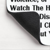 sociaal signaal " jointhefight " mousepad muismat (Hoek)