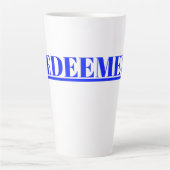 Sociaal spiritueel 0ptimistic schattig ontwerp latte mok (Voorkant)