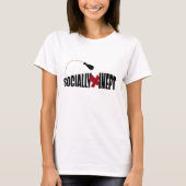 Sociaal T-shirt voor vrouwen X (Voorkant)