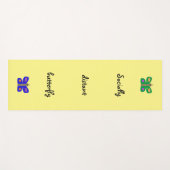 Sociaal verre Yoga mat vlinder (Voorkant (horizontaal))