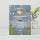 Sociaal vervormend Baby shower per postbus Kaart (Staand voorkant)