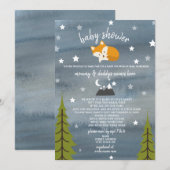 Sociaal vervormend Baby shower per postbus Kaart (Voorkant / Achterkant)