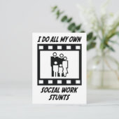 Sociaal werk briefkaart (Staand voorkant)