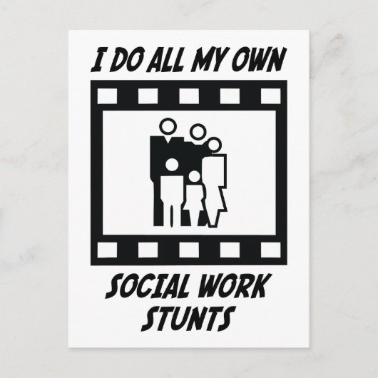 Sociaal werk briefkaart (Voorkant)