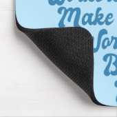 Sociaal werk Inspirerend Citaat Rainbow Blue Muismat (Hoek)