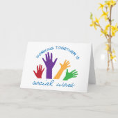 Sociaal werk kaart (Gele Bloem)