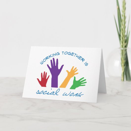 Sociaal werk kaart (Voorkant)